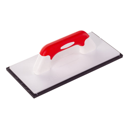 Belagbrett mit schwarzem Zellkautschuk Größe 14x28 cm von Reibebretter.shop 