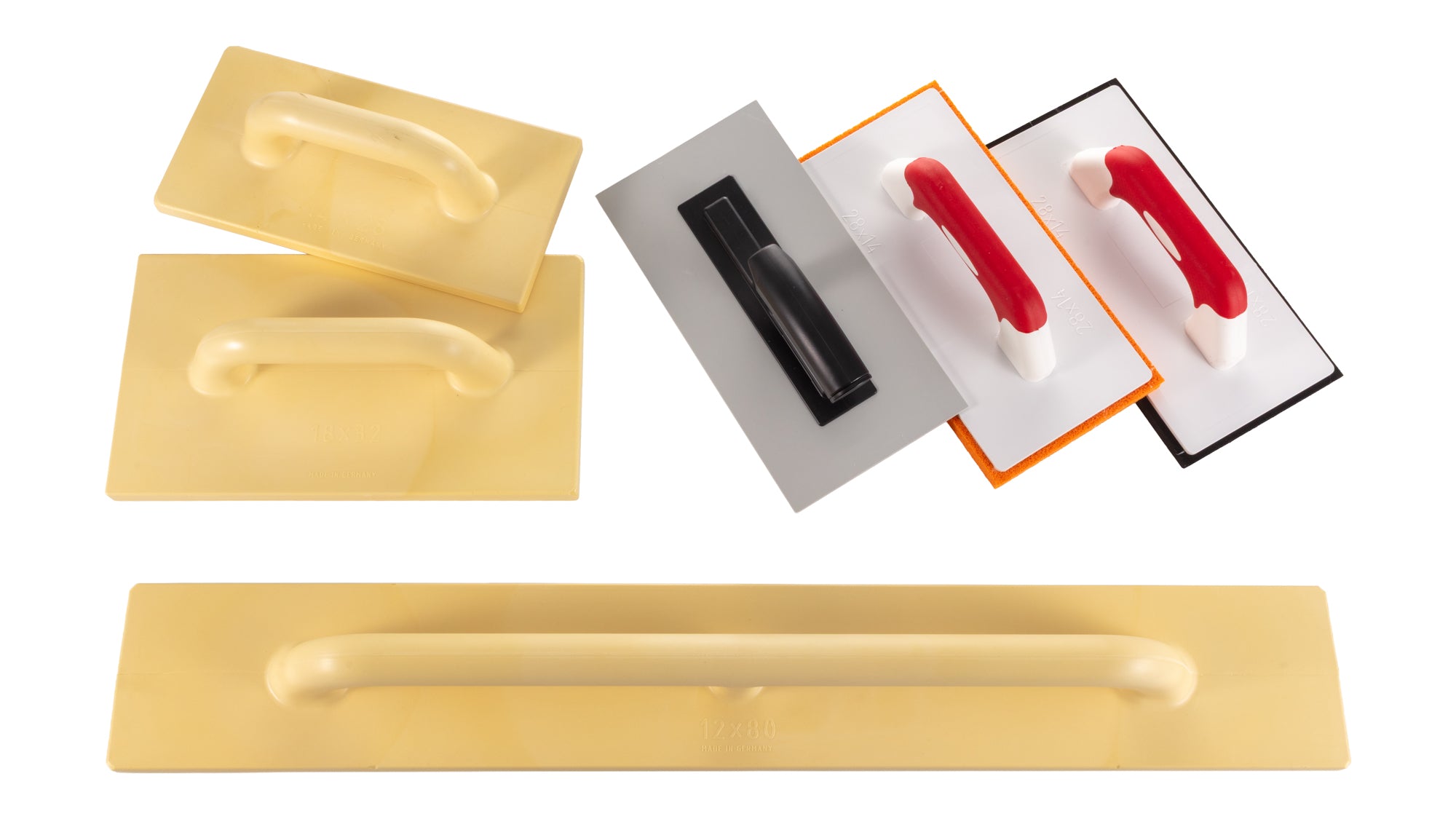 Gesamtsortiment von Reibebretter.shop Reibebretter Belagbretter Kartätschen